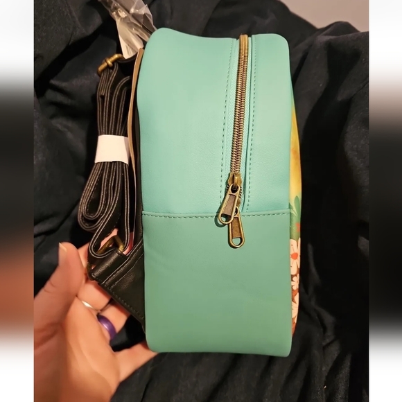 Loungefly Disney The Fox And The Hound Teal Mini Backpack - Picture 2 of 5